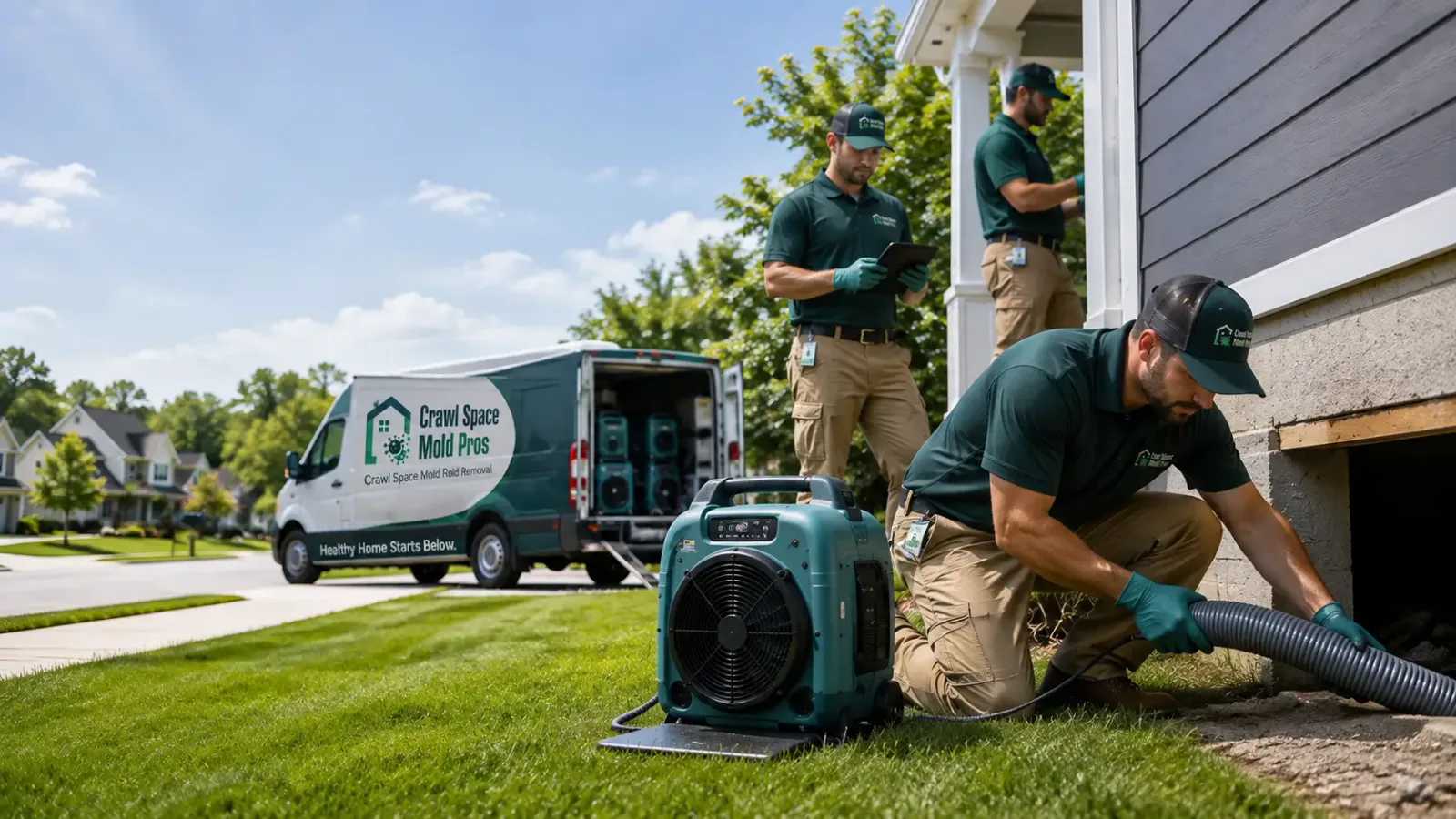 Crawl Space Mold Removal in Blain, PA